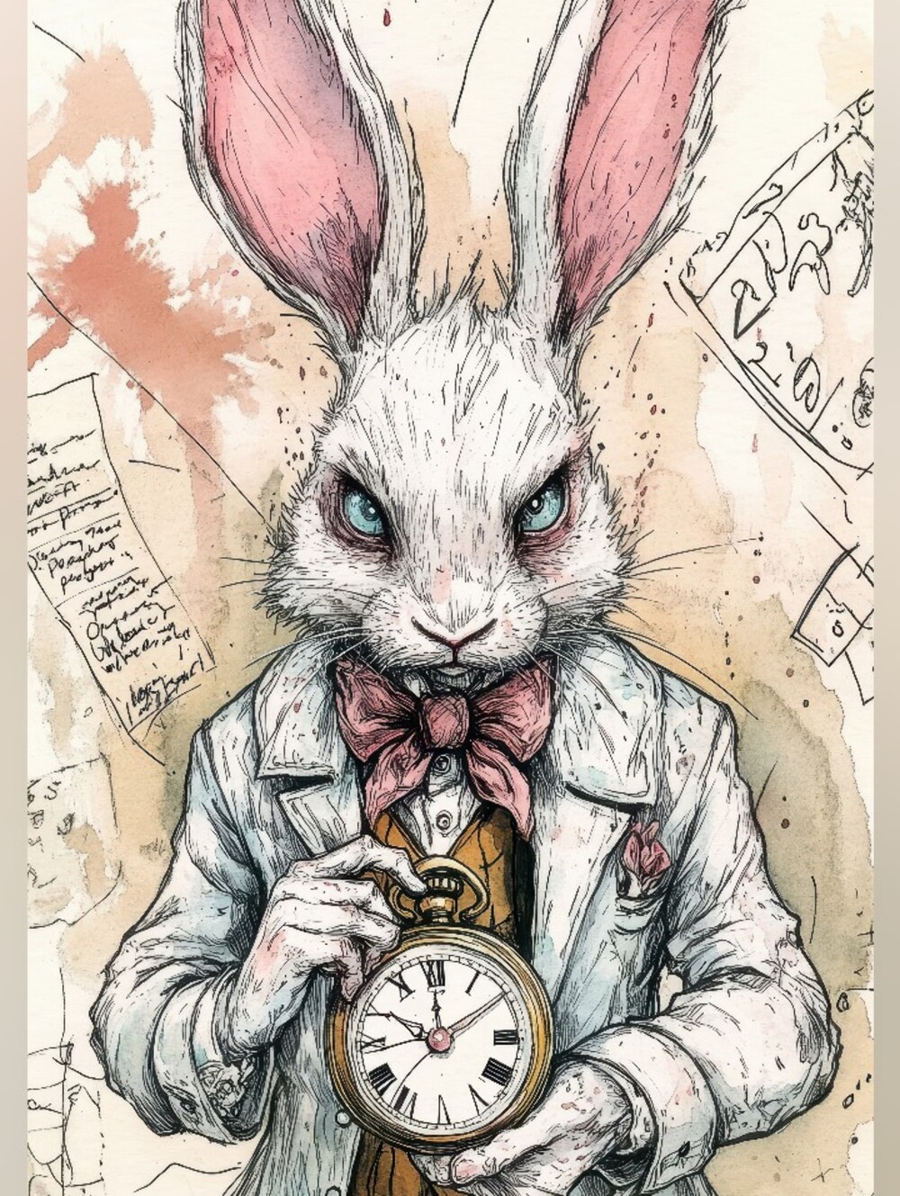 16pc=Alice Sketch Print IMAGES PRINT SPECIAL